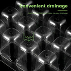 4Pcs Mini Greenhouse 12 Compartments Indoor Greenhouse Propagation Greenhouse Nursery Box With Air Vent